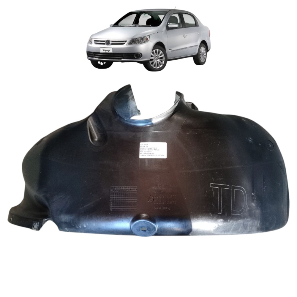 Parabarro Traseiro Direito Vw Voyage G5 2009 2010 2011 2012 1