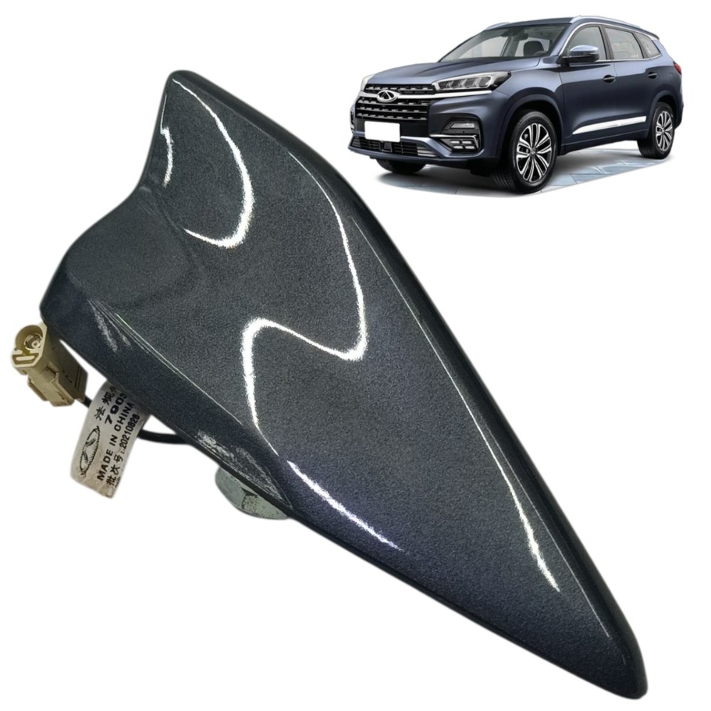 Antena Tetô Tubarão Chery Tiggo 8 2024 2023 2022 2021 Cinza-escuro