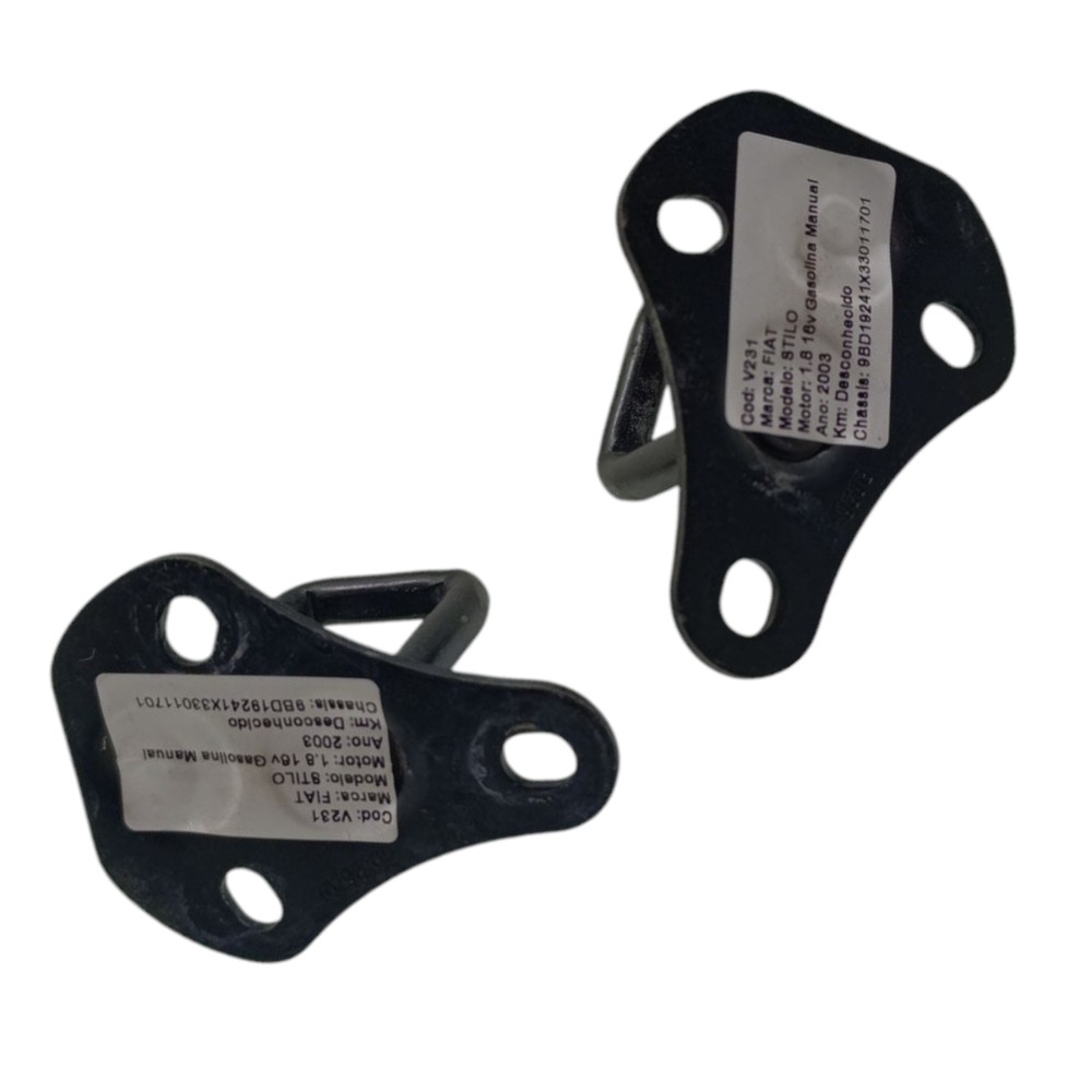 Par Trava Encosto Banco Traseiro Fiat Stilo 2003 2004 2005 3