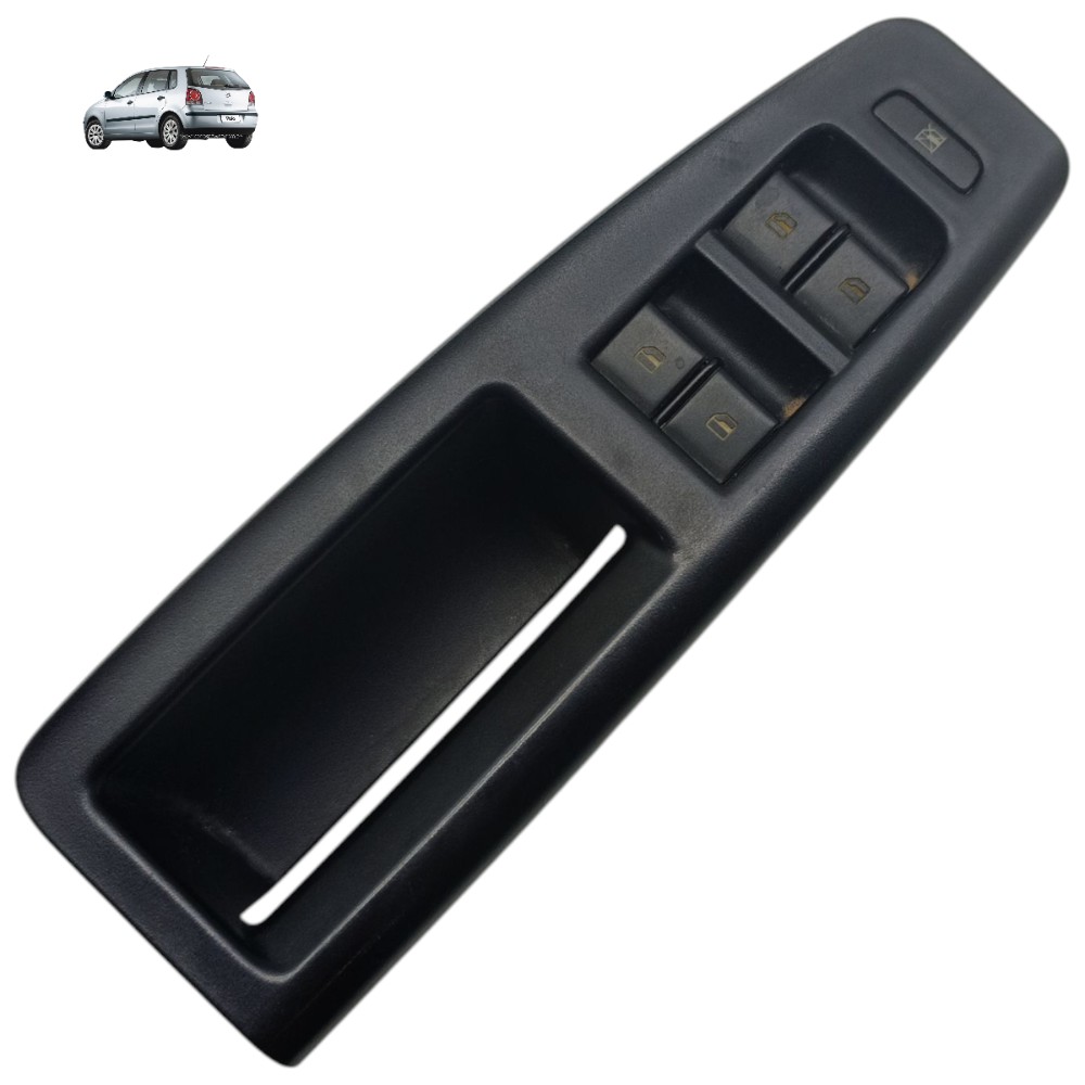 Comando Vidro Porta Dianteira Esquerda Vw Polo 2008 2009 10 1