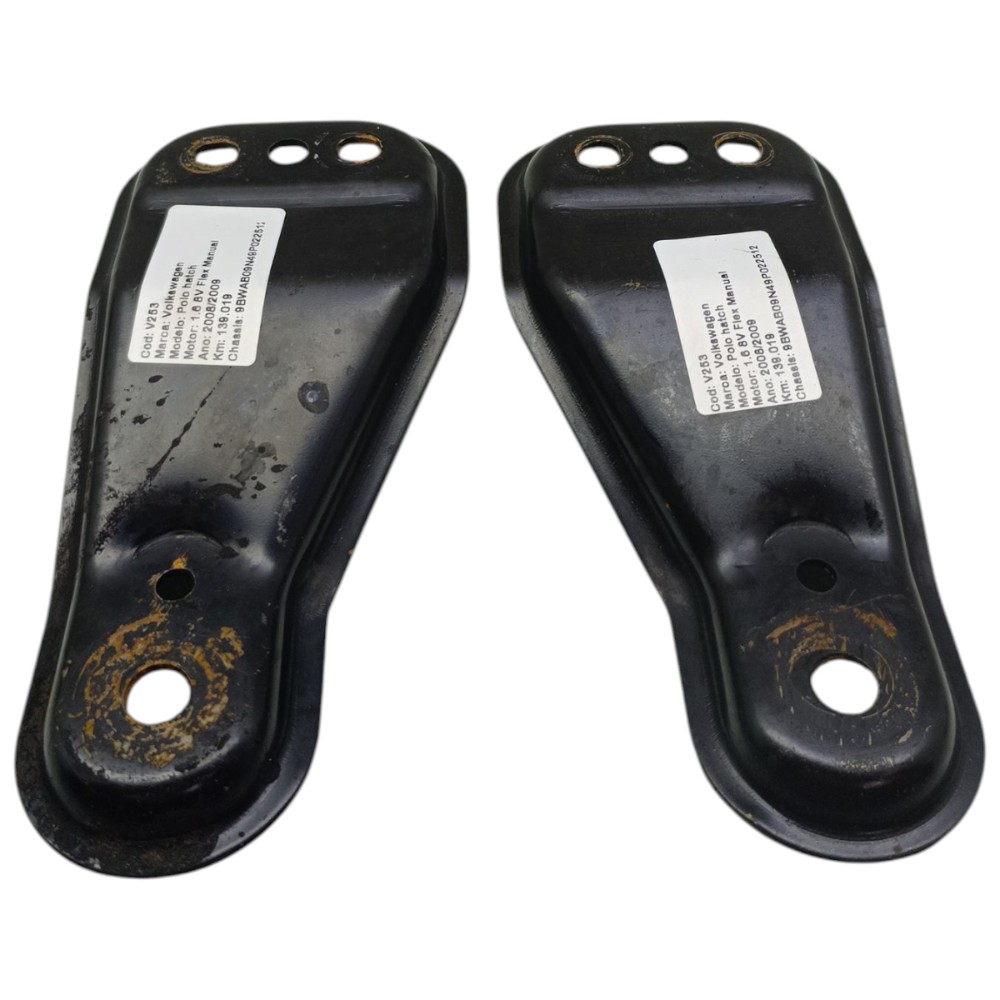 Par Suporte Quadro Agregado Vw Polo 2006 2007 2008 2009 2010 2