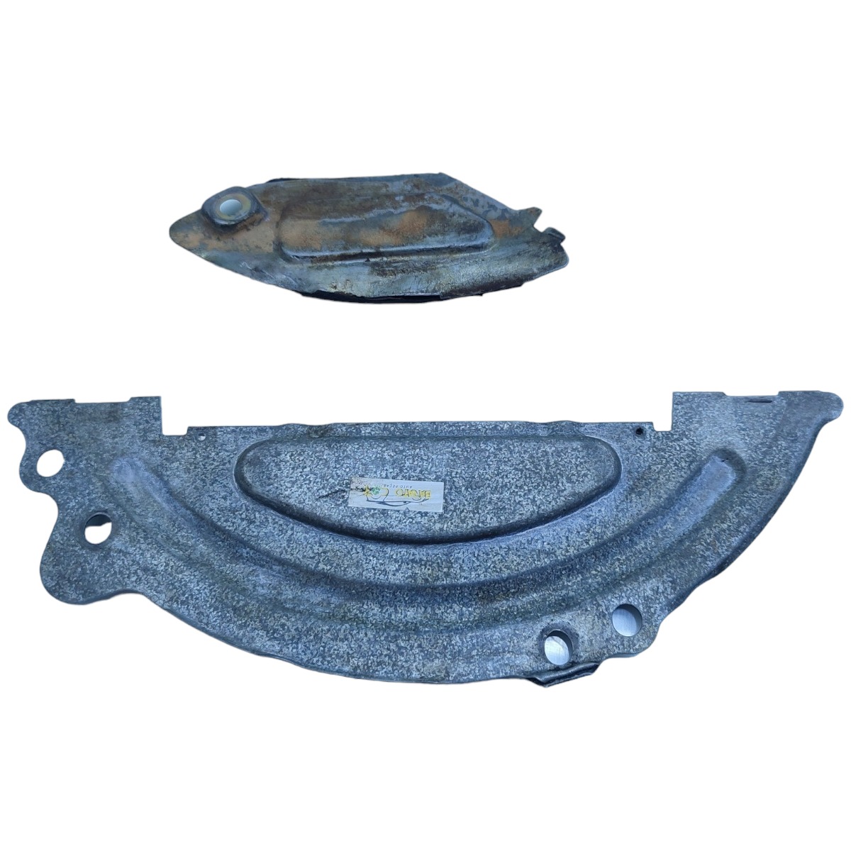 Par Defletor Chapa Motor Câmbio Vw Gol 1.6 1.8 2.0 Ap 1