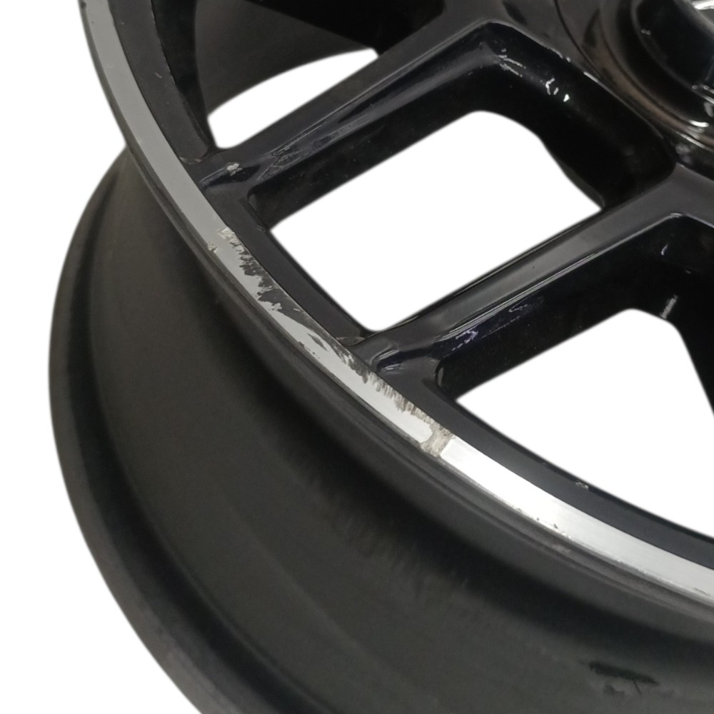 Roda Aro 19 5×112 Mercedes c230 2004 Reformar Preto 6