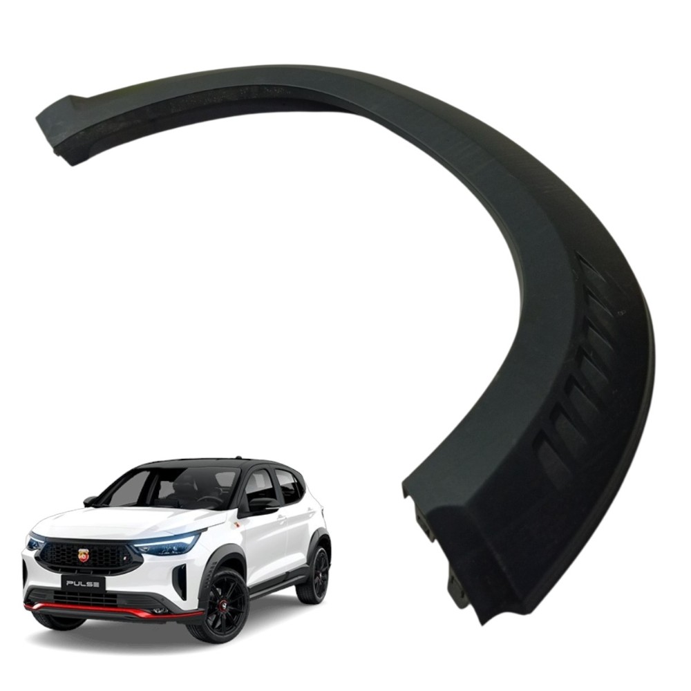 Moldura Paralama Dianteiro Direito Fiat Pulse Abarth 2023 Preto Preto