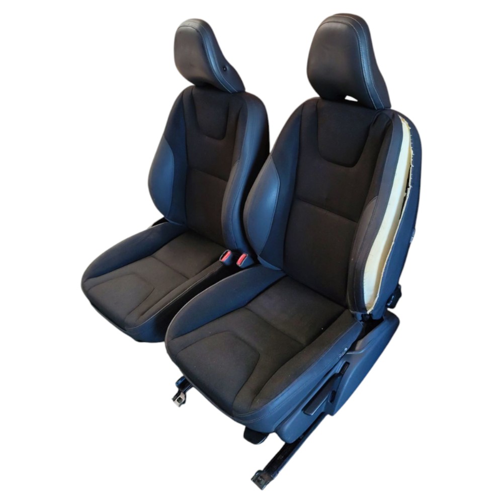 Jogo Banco Tecido Volvo S60 T4 2011 2012 2013 2014 Preto 3