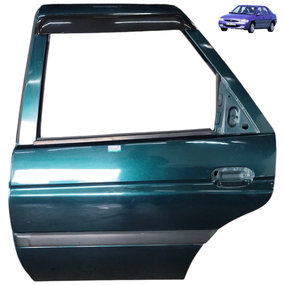 Porta traseira esquerda Ford Escort 1997 1998 1999 2000 2001 1