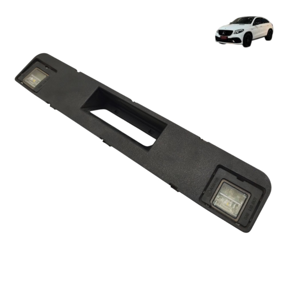 Moldura Par Luz Placa Traseira Mercedes Gle 43 Coupe 2017 18 1