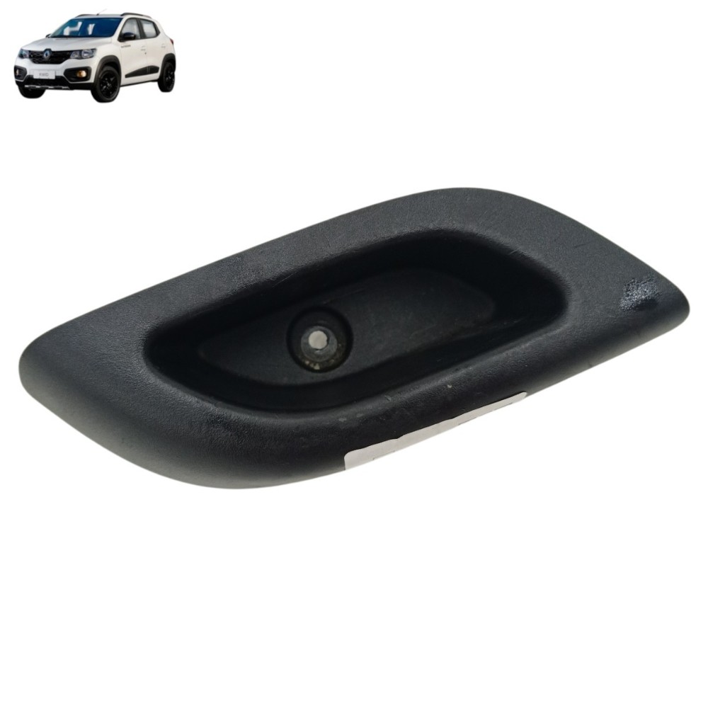 Puxador Interno Porta Dianteira Direita Renault Kwid 2020 Preto Dianteira