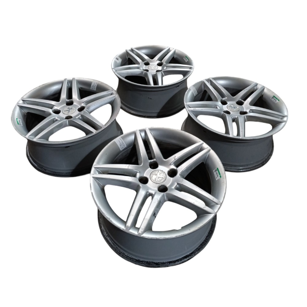 Jogo Roda Aro 17 Peugeot 308 4×108 Com Riscos  Prata 3