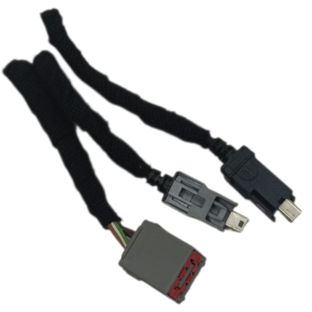 Jogo Plug Conector Entrada Usb Auxiliar Fiat Toro 2019 2020 2