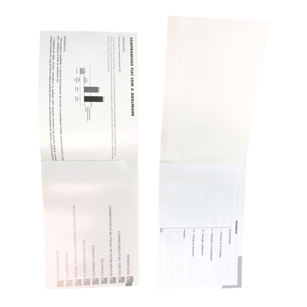 Kit Manual Proprietário Fiat Mobi Easy 1.0 4cc 2017 2018 19 5