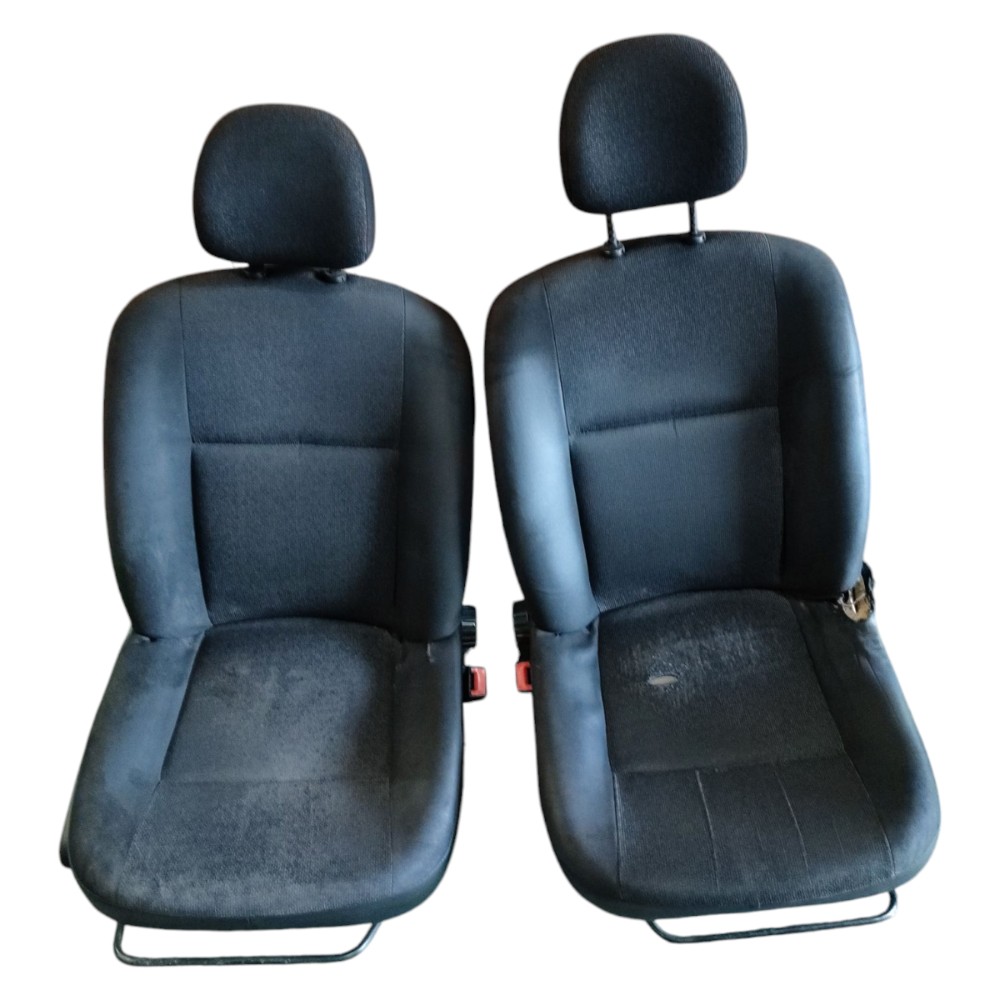 Jogo Banco Tecido Renault Logan 2008 2009 2010 2011 2012 013 Preto 2