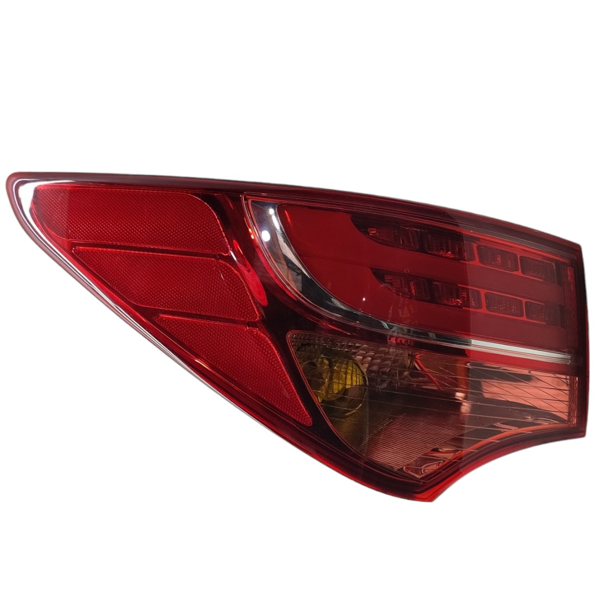 Lanterna Traseira Esquerda Hyundai Santa Fé 2014 2015 2016 Esquerdo Transparente 1