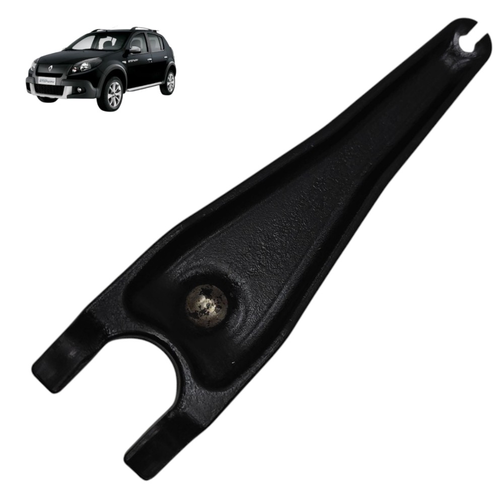 Garfo embreagem câmbio Renault Sandero Logan 1.6 8V 2012 13