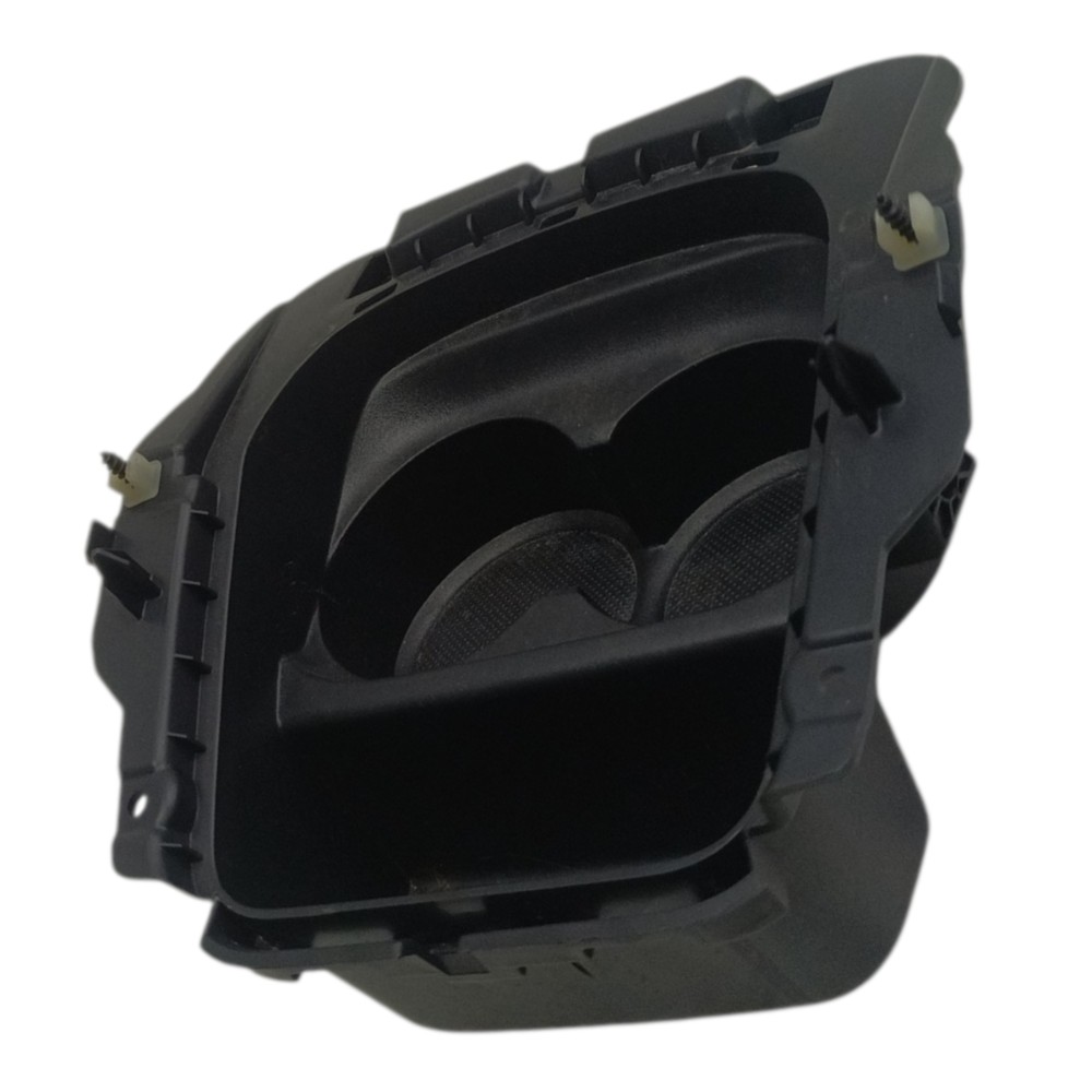 Moldura Porta Copo Console Peugeot 208 2014 2015 2016 Preto 2