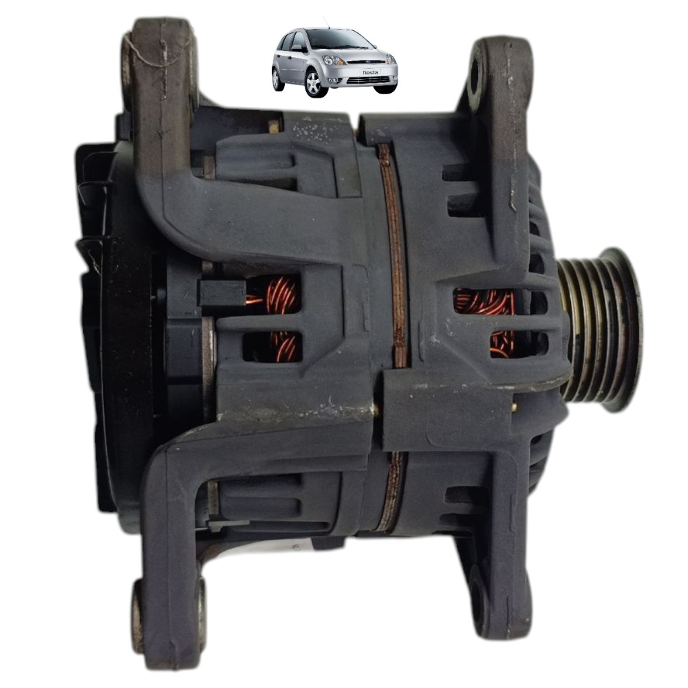 Alternador Ford Fiesta Ka Courier 1.0 1.3 1.6 Zetec Sem Ar 1