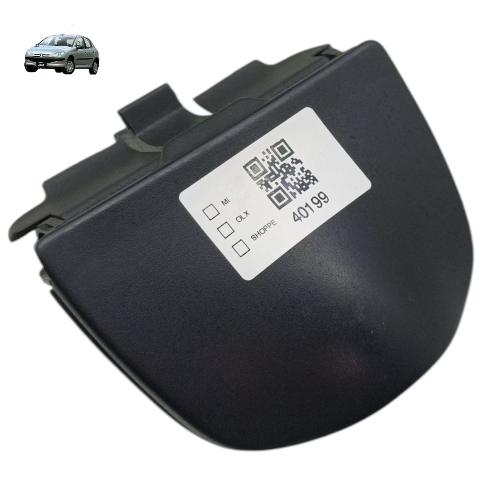 Porta Objeto Central Painel Peugeot 206 207 2007 2008 2009 Preto 1