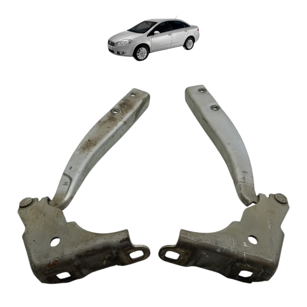 Par Dobradiça Capô Fiat Linea 2008 2009 2010 2011 2012 2013 1