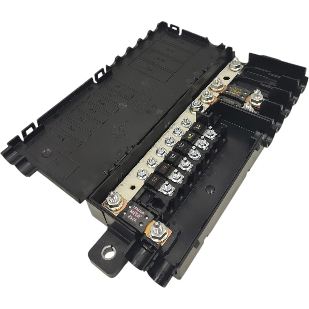 Placa caixa rele bateria jaguar xe 2.0 r sport p250 2018 19 4