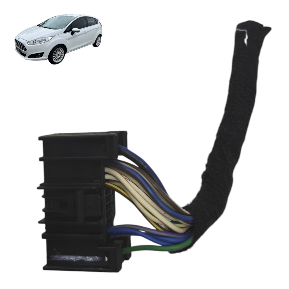 Plug conector maior módulo rádio CD Player new fiesta 2014