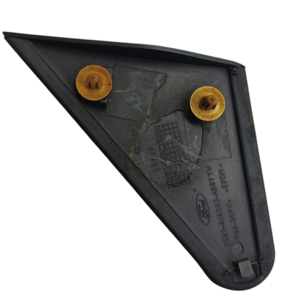 Acabamento Direito Paralama Retrovisor Ford Fiesta 2003 2004 Preto 2