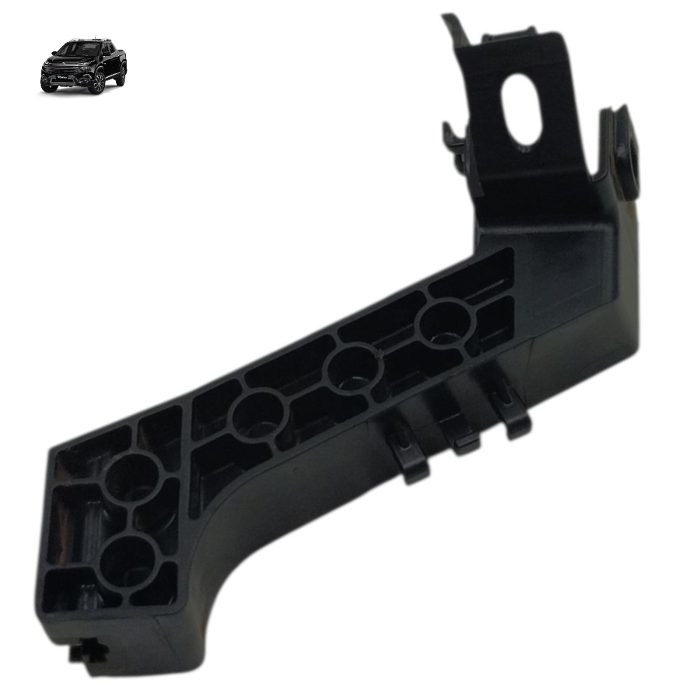 Suporte Maçaneta Dianteira Direita Fiat Toro 2018 2019 2020 Preto 1