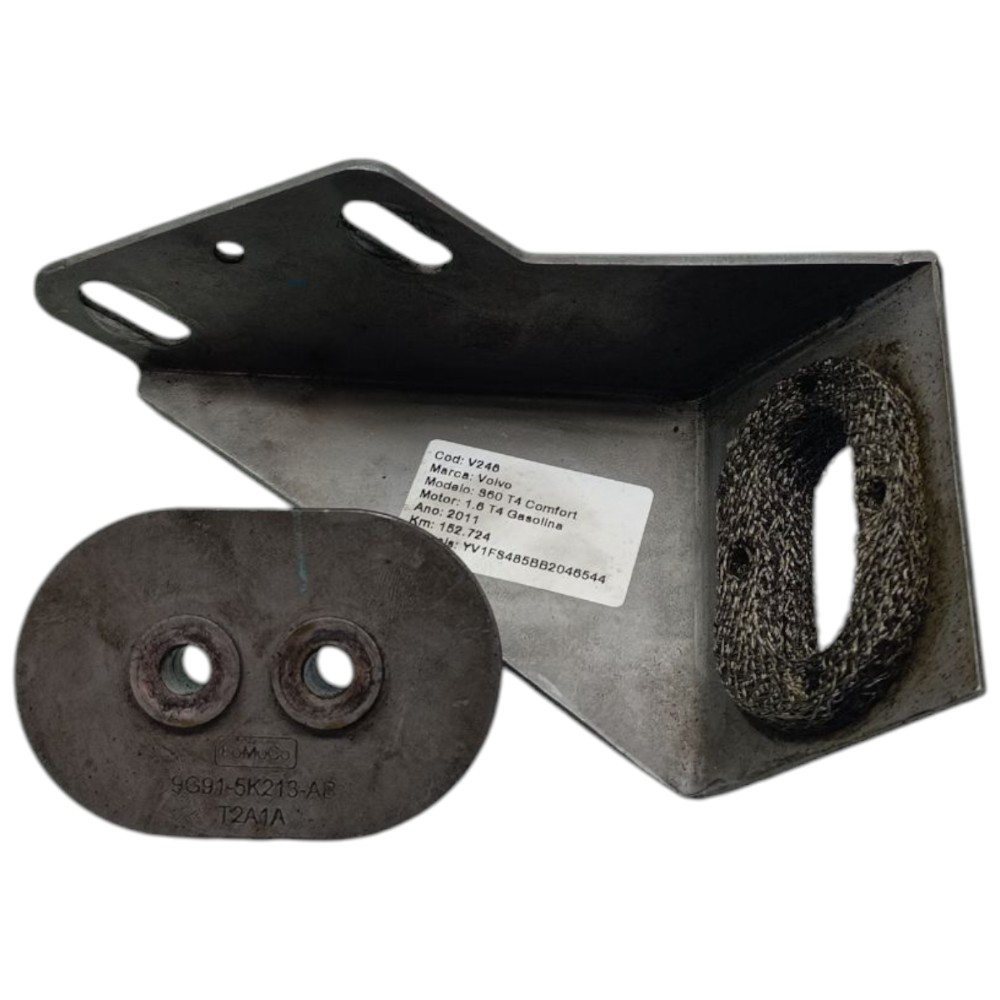 Suporte Catalisador Bloco Volvo S60 T4 1.6 2011 2012 2013 14 3