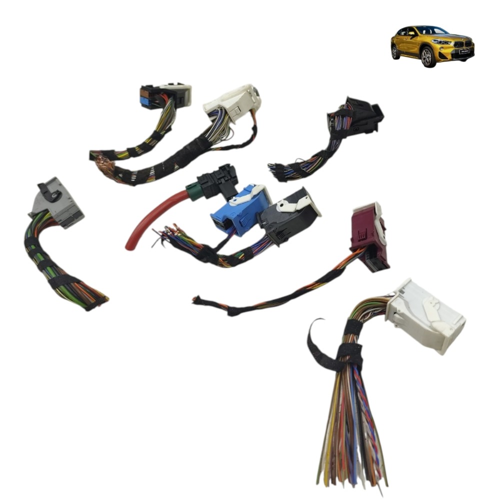 Jogo Plug Conector Caixa Fusivel Bmw X2 2.0 Sdrive 2018 2019 1