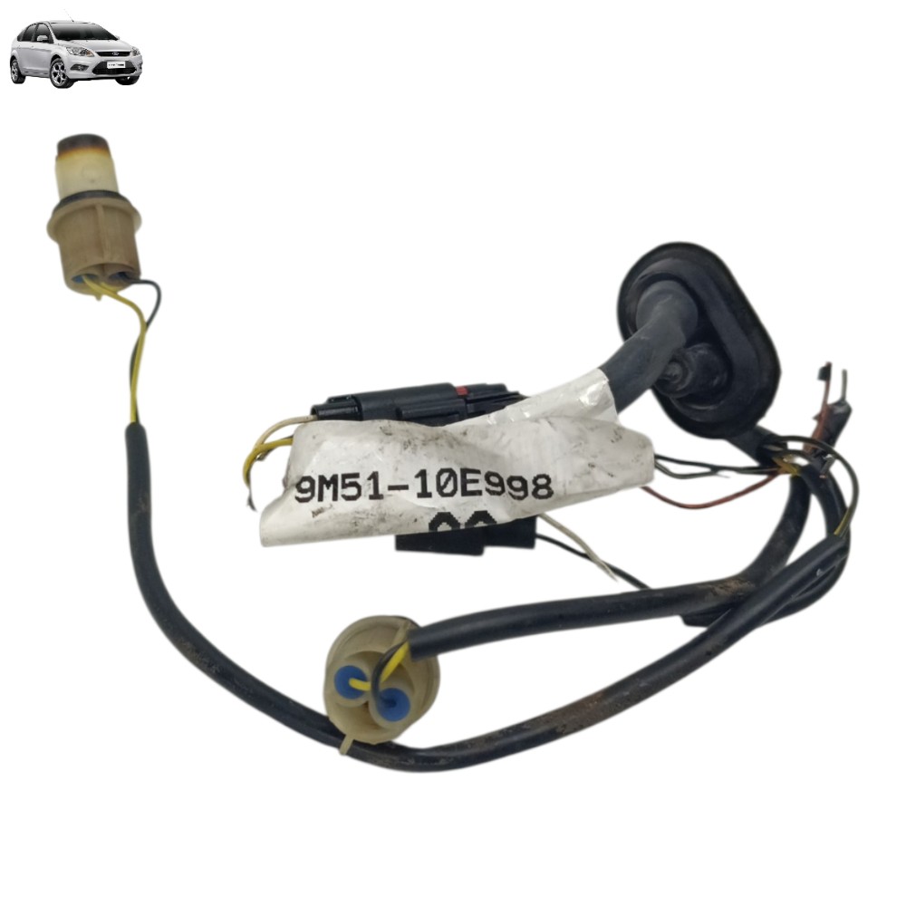Chicote Plug Conector Luz Placa Ford Focus Hatch 2013 2012