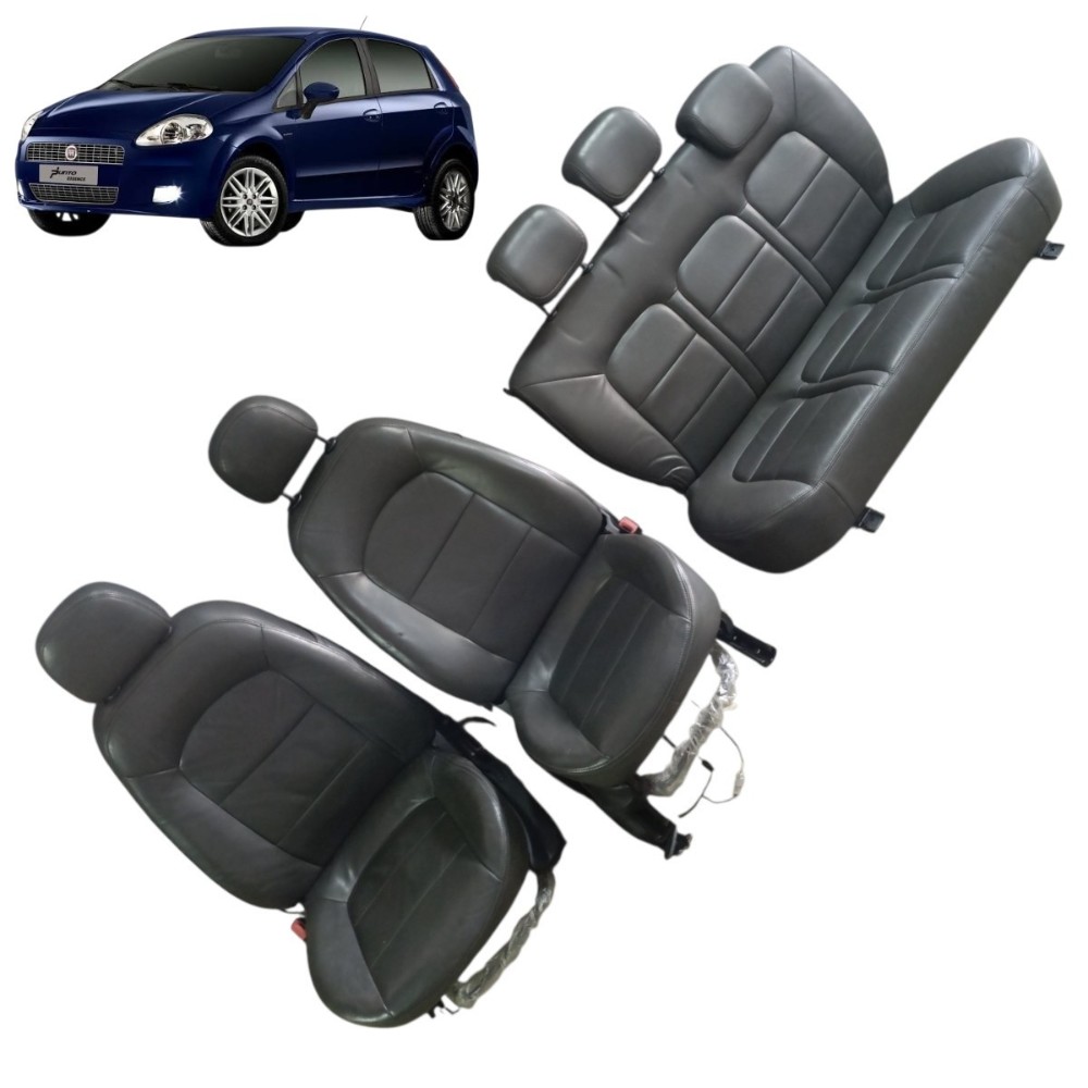 Jogo banco couro Fiat Punto 2015 2014 2013 2012 2011 2010 09