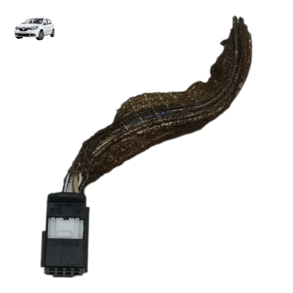 Plug Conector Botão Pisca Alerta Renault Sandero 2016 2017 Preto 1