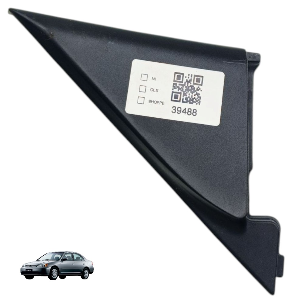 Acabamento Interno Retrovisor Direito Honda Civic G7 2001 02 1