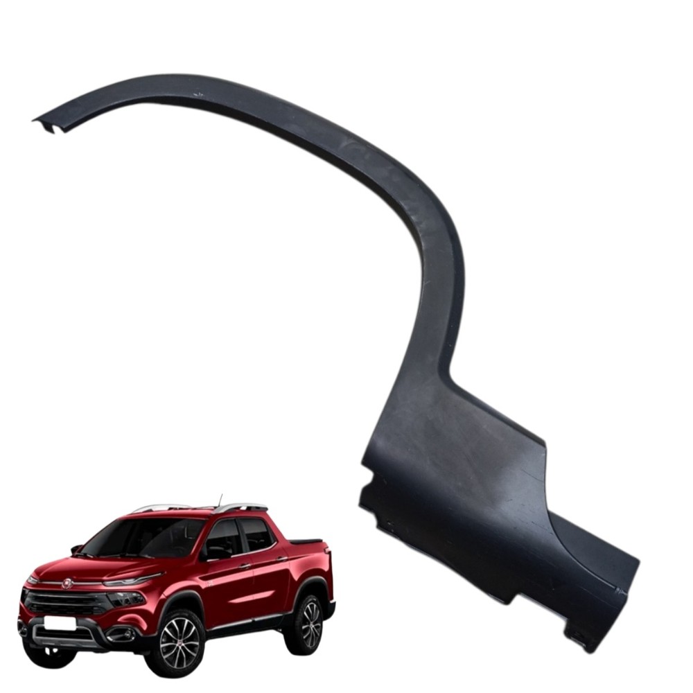 Moldura aplique paralama traseiro direito fiat Toro 2021