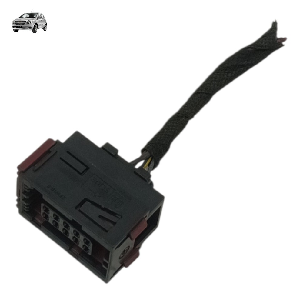 Plug Conector Fechadura Porta Esquerda Gm Agile Montana 2011