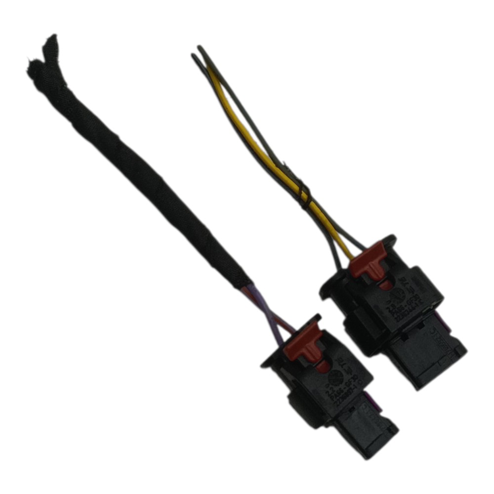 Par plug conector sensor bomba agua motor jaguar xe 2.0 2018 3