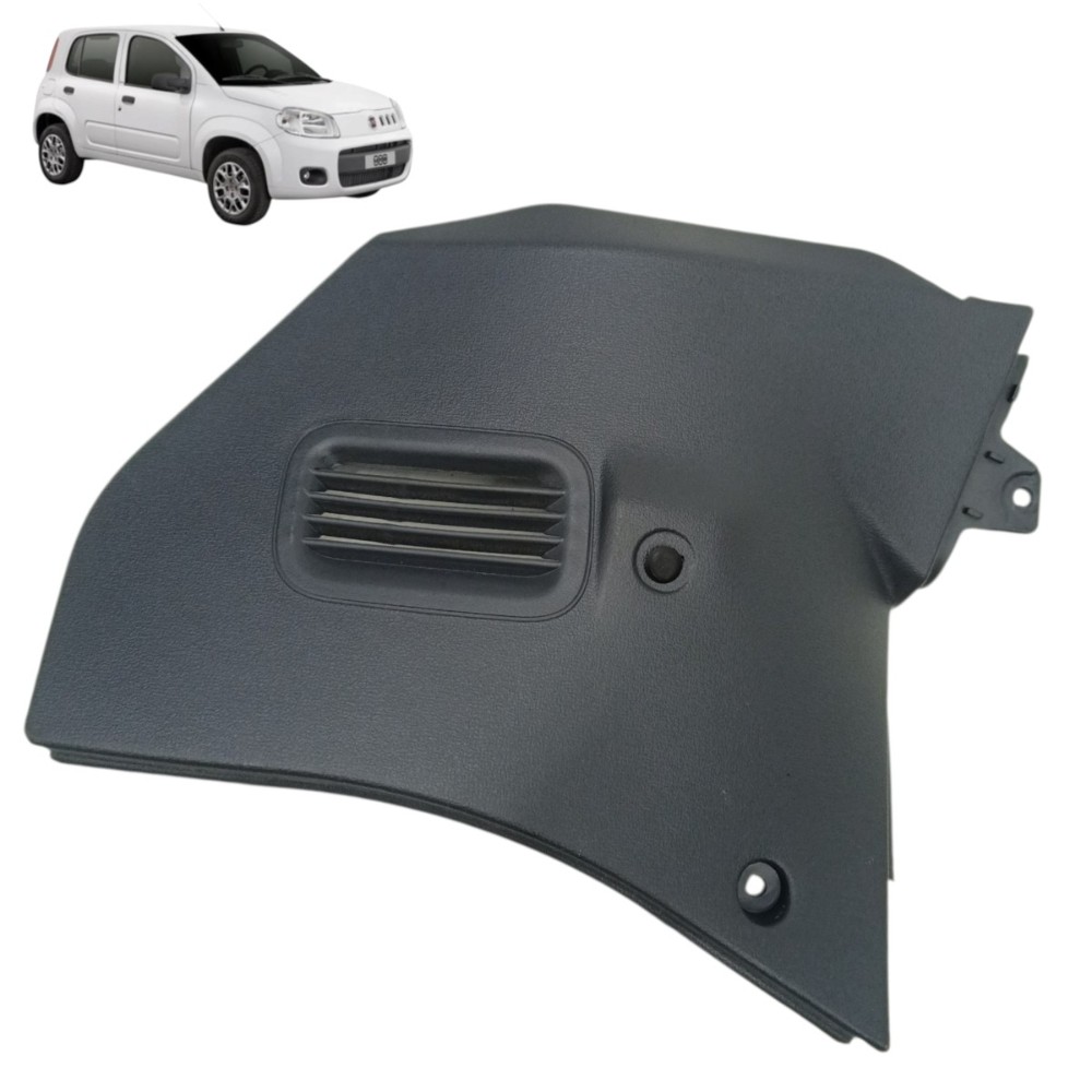 Moldura lateral direita console fiat uno vivace 2013 2014 15