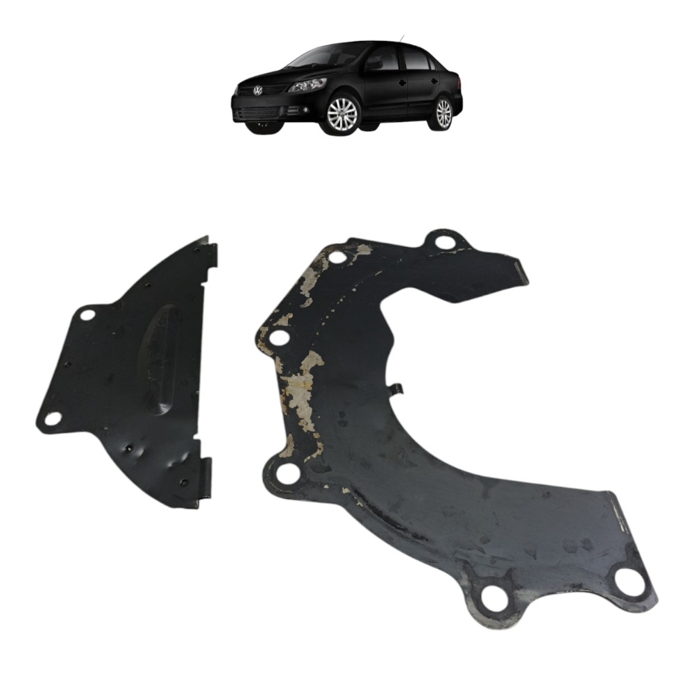 Par Chapa Defletor Motor Câmbio Vw Voyage Gol G5 2011 2012 1