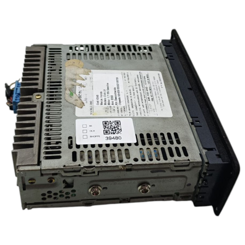 Rádio Original Honda Civic G7 2001 2002 2003 2004 2005 2006 3