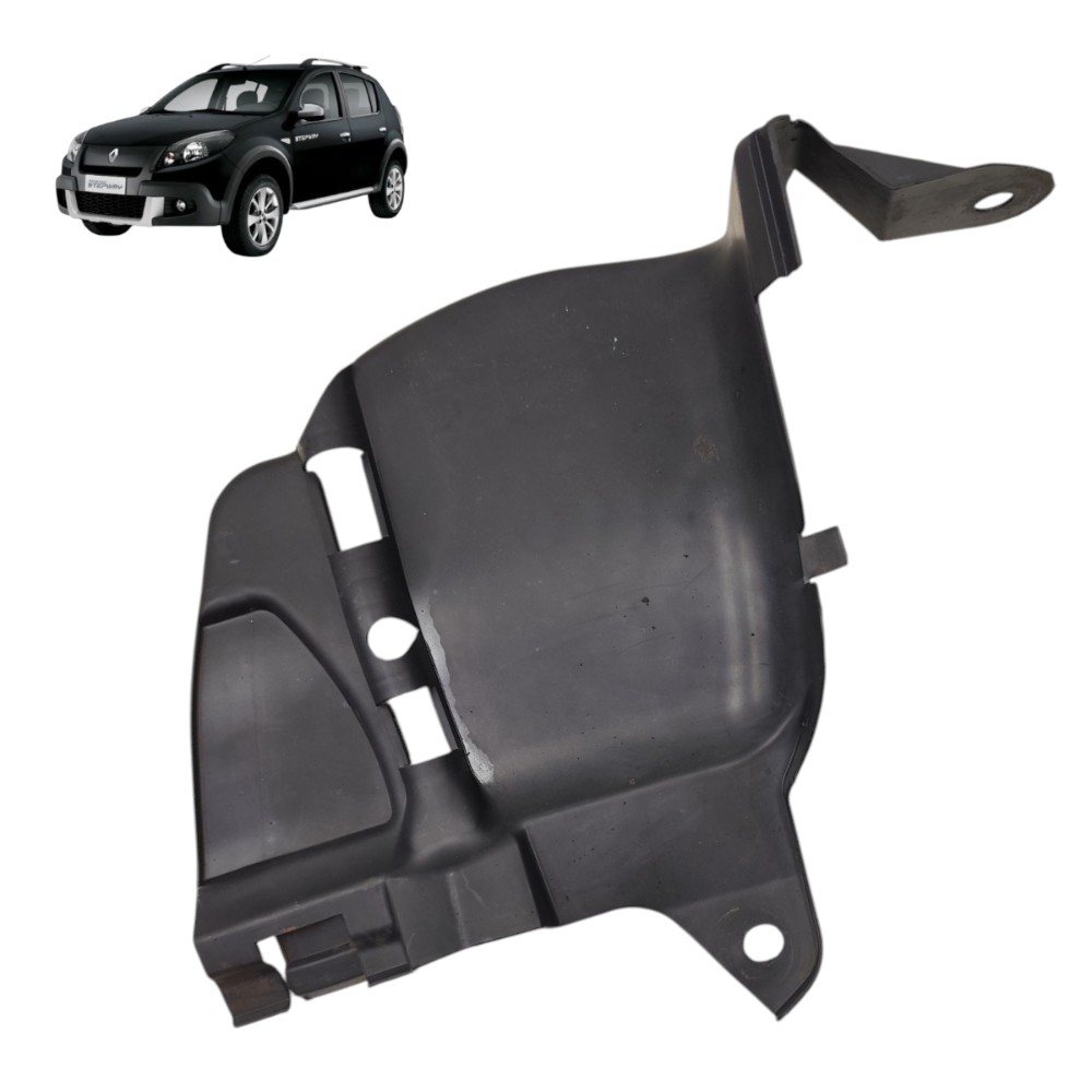 Defletor parabarro dianteiro esquerdo Renault Sandero 2012