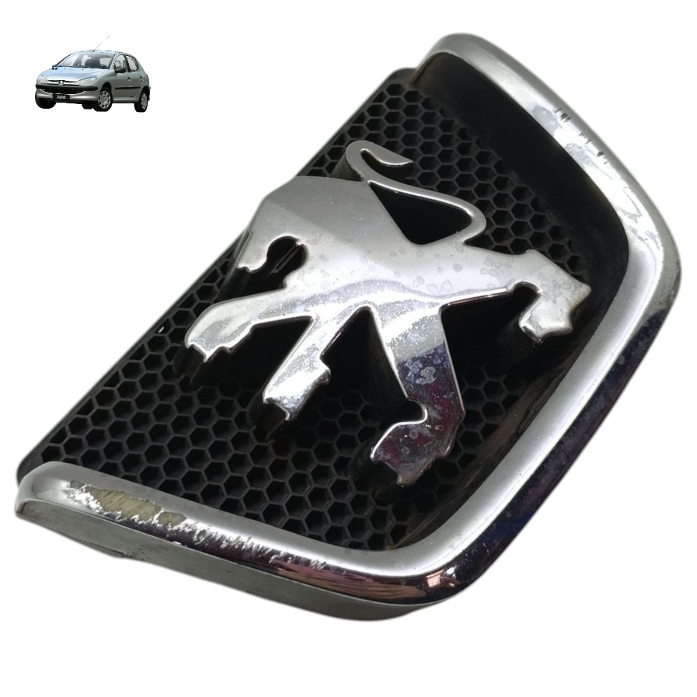 Emblema Grade Dianteira Peugeot 206 2006 2007 2008 2009 2010 1