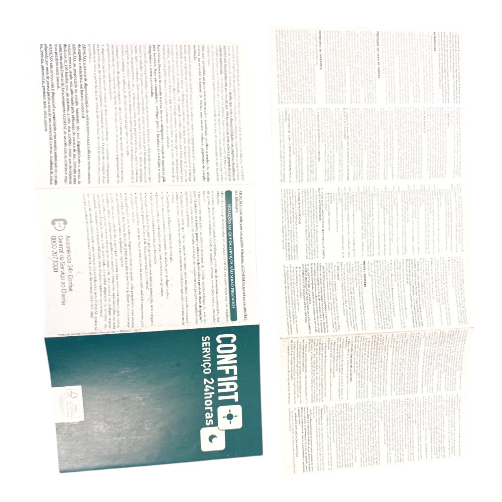 Kit Manual Proprietário Fiat Mobi Easy 1.0 4cc 2017 2018 19 4