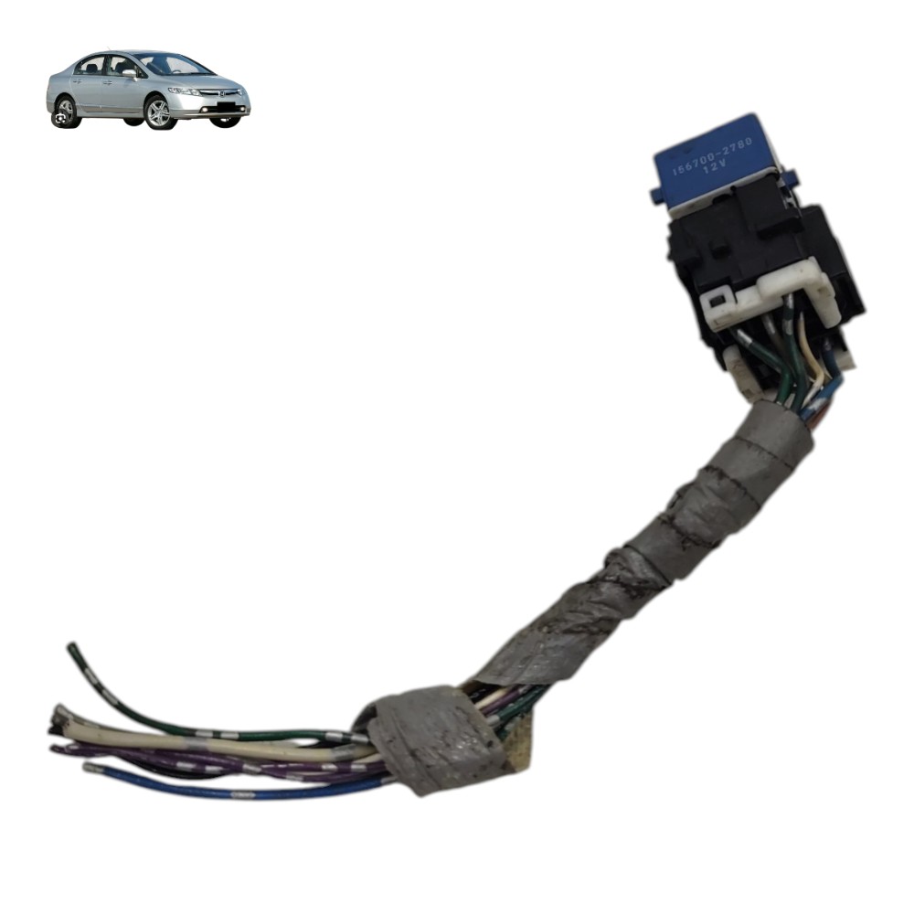 Plug Conector Relé Auxiliar Honda Civic G8 1.8 Flex 2007 08 1