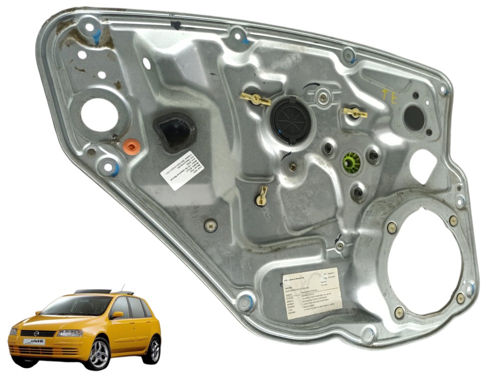 Máquina Vidro Porta Traseira Esquerda Fiat Stilo 2003 04 05 1