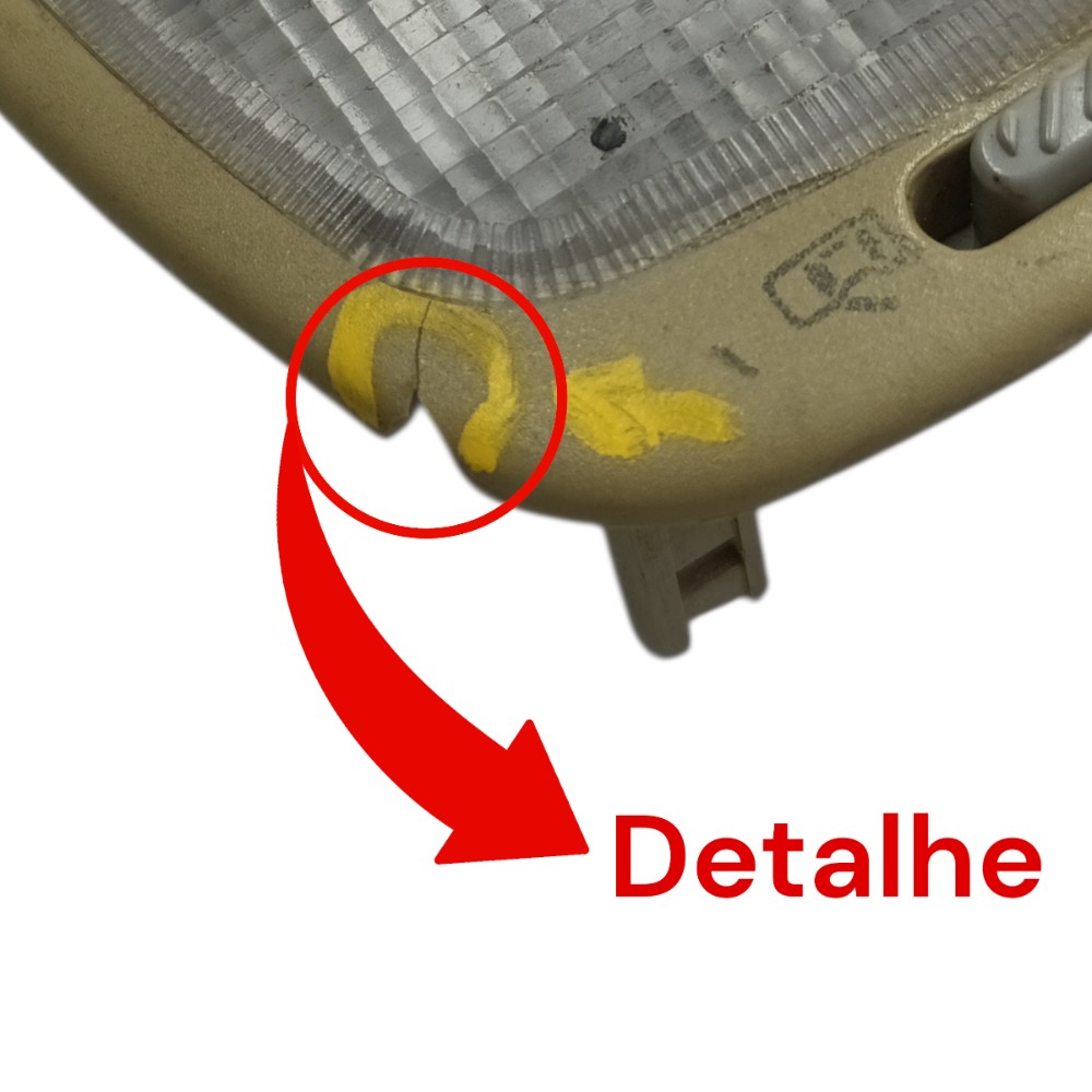 Luz teto cortesia VW Gol G3 2000 2001 2002 2003 2004 detalhe 3
