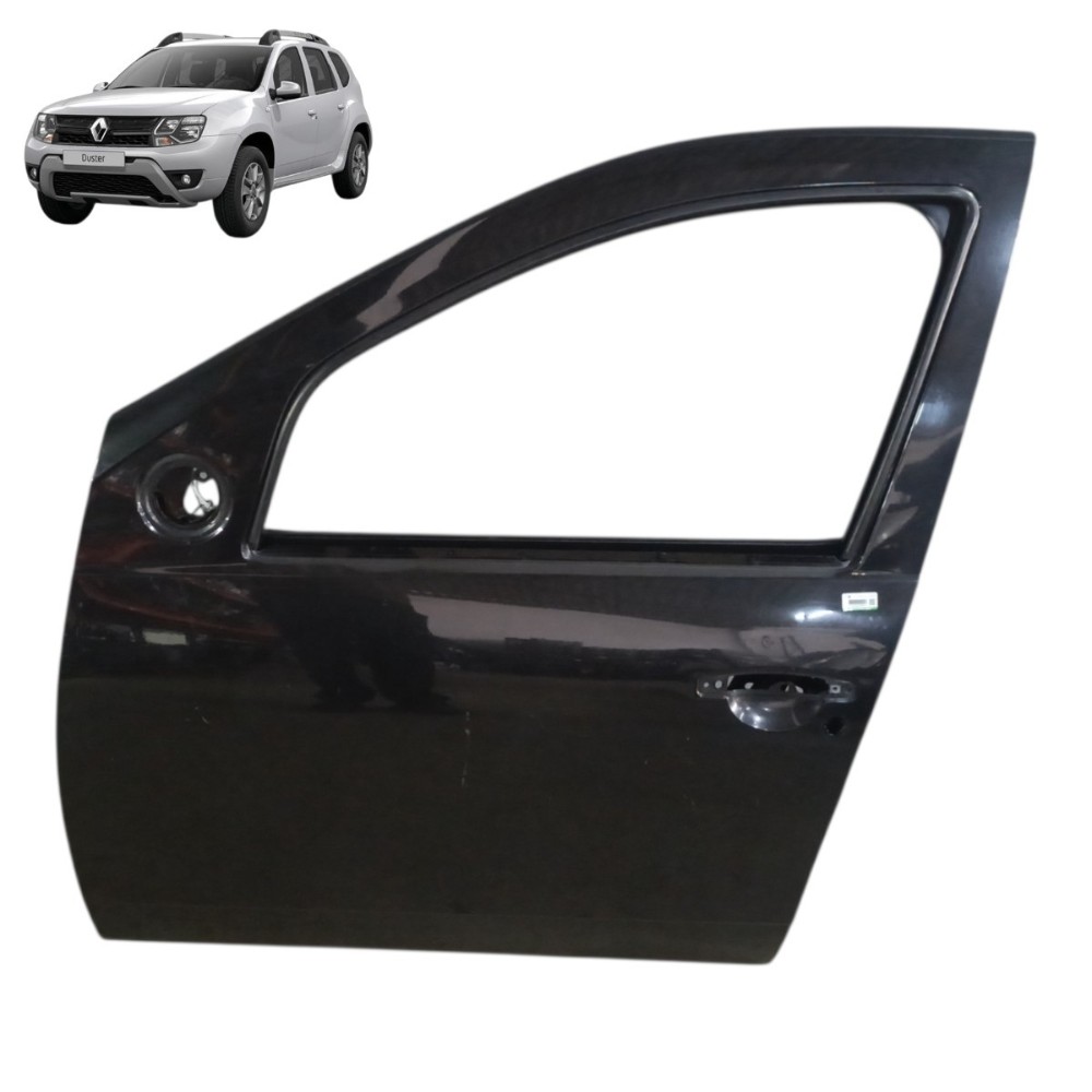 Porta Dianteira Esquerda Renault Duster Oroch 2016 2017 2018 Dianteira Esquerda Preto