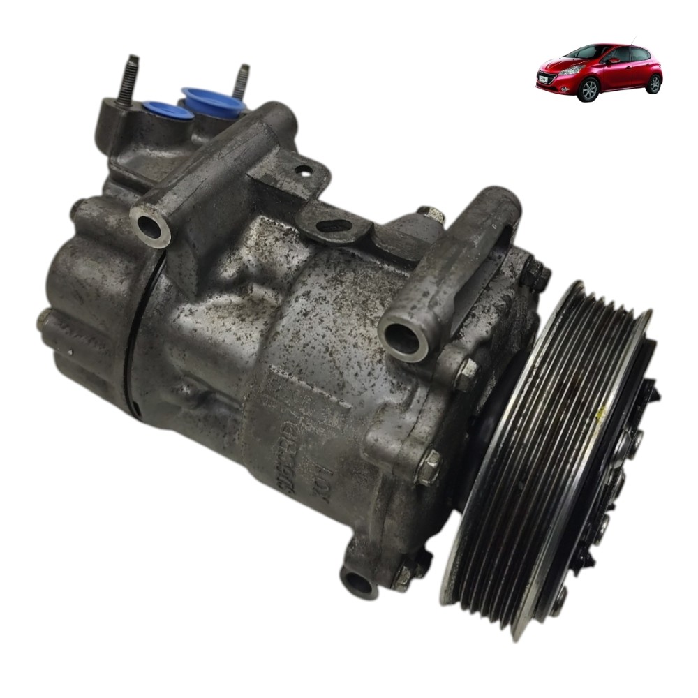 Compressor Ar Condicionado Peugeot 208 1.6 2014 2015 2016 17 1