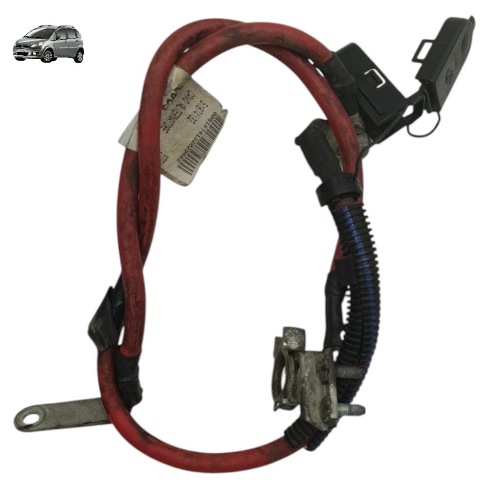 Chicote Polo Positivo Arranque Fiat Idea 1.4 2013 2014 2015 1