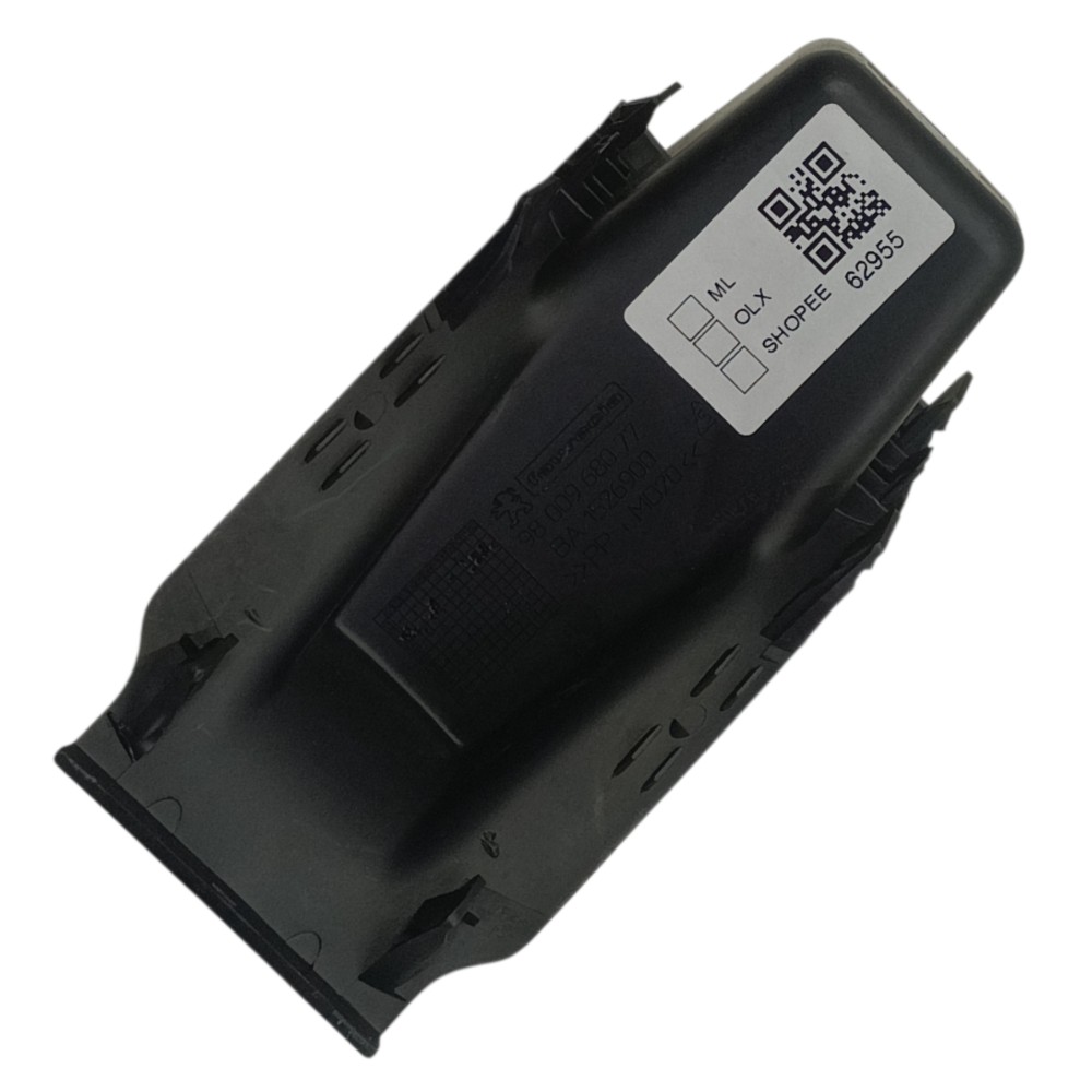 Acabamento Porta Objeto Console Central Peugeot 208 2014 Preto Moldado 4