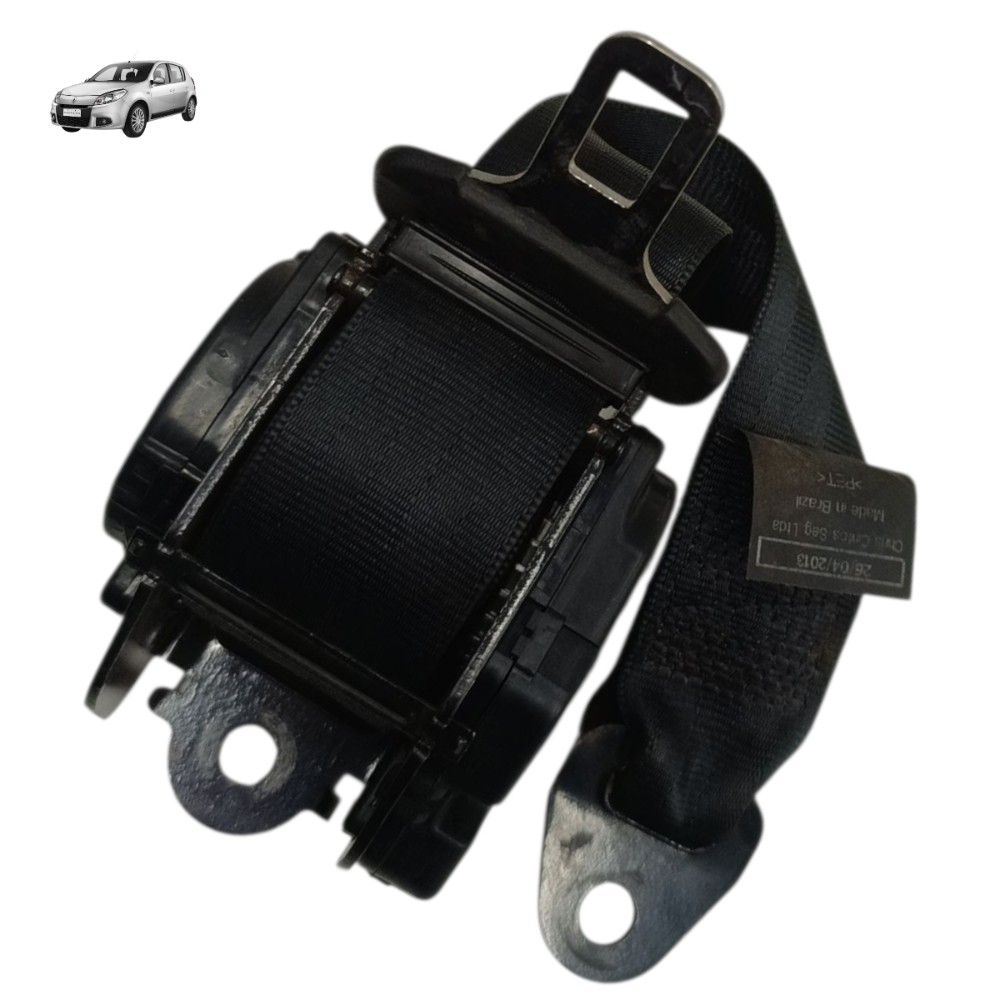 Cinto segurança traseiro direito Renault Sandero 2014 2013