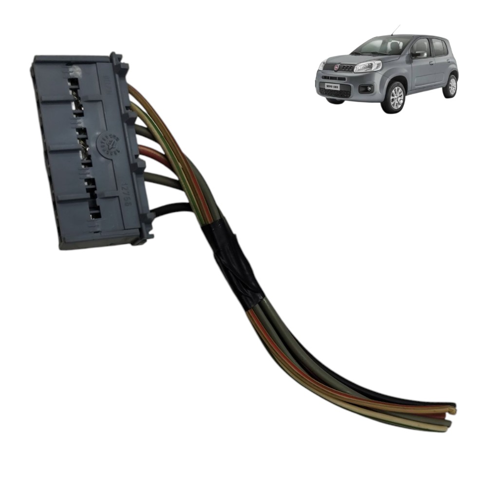 Plug conector chave seta fiat uno Vivace 2013 2014 2015 2016 1